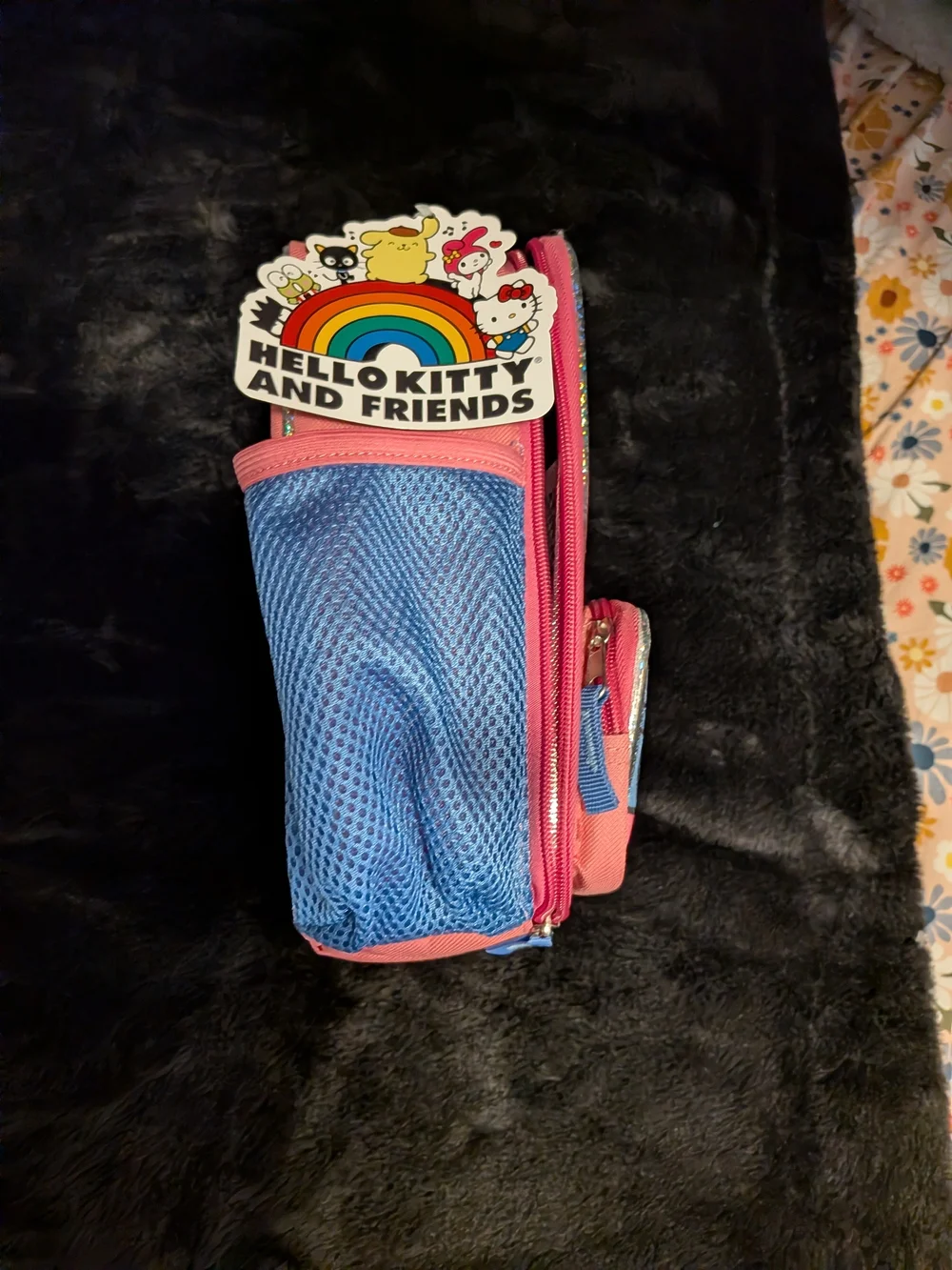 Pink Kids Lunch Bag with Boombox Design